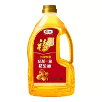 福临 食用油 压榨一级花生油1.8L