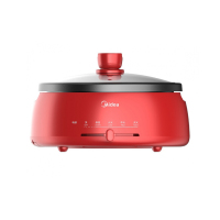 美的(Midea)电火锅电炒锅电蒸锅多功能锅电热锅DH2851