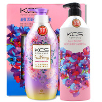 韩国爱敬KCS可希丝香氛洗发沐浴套装恋爱香氛洗发名画沐浴露礼盒 洗发露600ml+名画沐浴500ml,