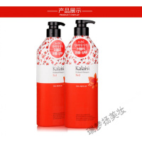 精品好货]韩国爱敬卡莱丝洗发水护发素沐浴露改善毛躁干枯烫后去屑控油 弹性修复洗发水(红色)3623 600ml