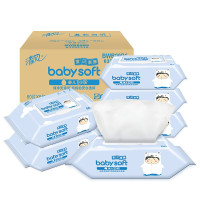 清风(APP)宝贝亲亲婴儿便携式湿巾80抽6包 (整箱售卖).