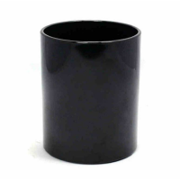 得力（deli） 907 笔筒 办公商务笔插 办公用品 笔类收纳 黑色