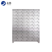 永格多门储物柜学校餐盘柜食堂员工碗柜医院饭盒餐厅不锈钢餐具柜定做