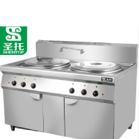 双头50型下面炉 电煮面炉