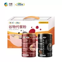 中粮可益康谷物代餐粉礼盒核桃芝麻黑豆粉红豆薏仁粉混合装礼盒