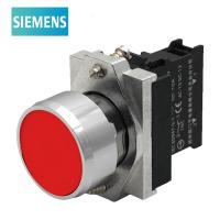 西子 3SB6 平头按钮 红色 1常闭 金属 瞬动型 22mm  按钮