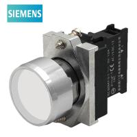 西子 3SB6 平头按钮 白色 1常开 金属 瞬动型 22mm  按钮