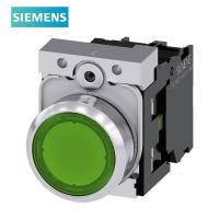 西子 3SU 发光按钮 绿色 230VAC 金属 22mm  按钮 企业定制