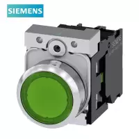 西子 3SU 发光按钮 绿色 230VAC 金属 22mm  按钮 企业定制