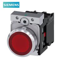 西子 3SU 发光按钮 红色 110VAC 金属 22mm  按钮 企业定制