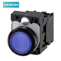 西子 3SU 发光按钮  蓝色 24VAC/DC 塑料 22mm  按钮 企业定制