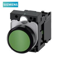 西子 3SU 平头按钮 绿色 1NO 塑料 自锁型 22mm  按钮 企业定制