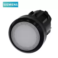 西子 3SU附件 LED型平头按钮头 白色 瞬动型 22mm  按钮附件 企业定制