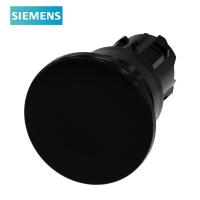 西子 3SU 蘑菇头按钮 黑色 塑料 22mm  按钮 企业定制