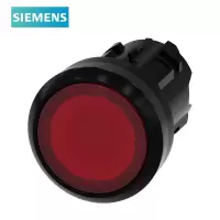 西子 3SU附件 LED型平头按钮头 红色 瞬动型 22mm  按钮附件 企业定制