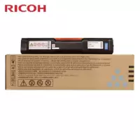 理光(Ricoh)原装M C250型 系列墨粉盒 适用于理光P C300W打印机 (蓝色)
