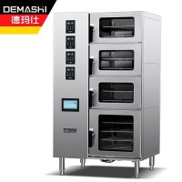 德玛仕(DEMASHI)商用海鲜蒸柜 蒸车蒸箱海鲜柜 蒸菜蒸鱼 蒸饭柜 电热款ZN-SM(电热款 玻璃透视四门)