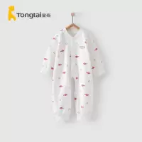 童泰(TONGTAI)四季款1-18月婴幼儿男女宝宝衣服纯棉开裆蛤衣家居连体衣爬服儿童家居服连体衣