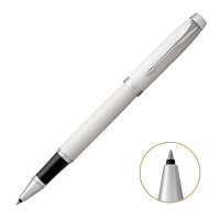 派克(PARKER)IM纯白白夹宝珠笔