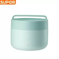 苏泊尔(SUPOR)便当盒316L不锈钢800ml保温饭盒学生上班族便携超长保温桶 KC80FK10