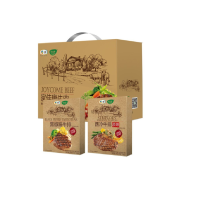 中粮家佳康进口牛排礼盒A款 西冷牛排146g+黑椒味牛排146g