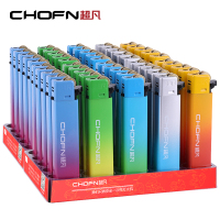 超凡50支砂轮打火机齿轮火石滑轮一次性高端定制订做印字印刷广告