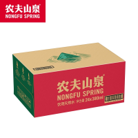 农夫山泉 380ml天然饮用水 泡茶会议商务小瓶水 24瓶/箱 单箱装