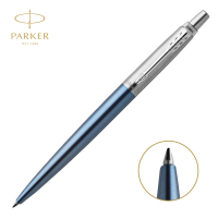 派克(PARKER)乔特系列 蓝色白夹签字笔/凝胶水笔