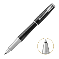 派克(PARKER)2016都市乌木黑格子纹宝珠笔