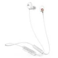 JBL 入耳式运动耳机 C125BT 无线蓝牙耳机磁吸颈挂式 珠光白 二年维保(单位:副)