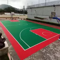 华腾篮球场拼接地垫户外拼装地垫全篮球场地垫