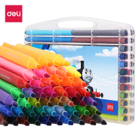 得力托马斯可洗水彩笔48色三角笔杆水彩笔70715