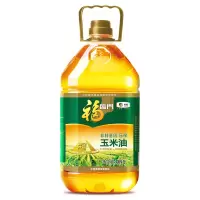 福临 食用油 非转基因压榨玉米油3.09L