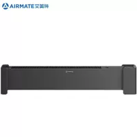艾美特(Airmate) WD22-A18 踢脚线取暖器 移动地暖大面积速热电暖器 黑色石墨烯款
