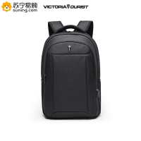 维多利亚旅行者(VICTORIATOURIST )V6089黑色 笔记本双肩电脑数码包15.6英寸 时尚男女双肩背包