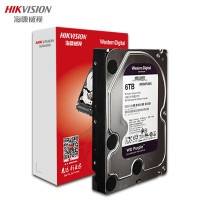 海康威视硬盘 监控硬盘 紫盘6TB 监控设备套装配件 录像机专用监控硬盘 WD60PURX
