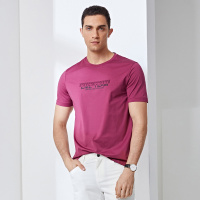 鄂尔多斯 | JEANS春夏纯棉男士短袖T恤