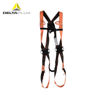 代尔塔/DELTAPLUS 501012 双挂点安全带 高空坠落户外攀爬救援安全带 1条 可定制