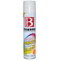 保赐利 荧光漆自动喷漆 手喷油漆6瓶一组 1011荧光金黄 300mL