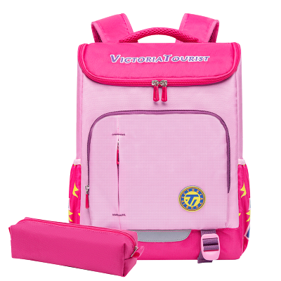 维多利亚旅行者(VICTORIATOURIST)舒适背负儿童书包 电脑数码包 S8035小版 粉色