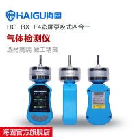 海固牌HG-Bx-F4泵吸式四合一气体检测仪 彩屏复合气体检测仪
