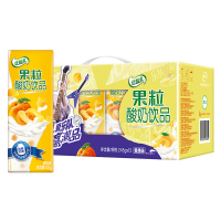 伊利优酸乳 果粒酸奶饮品 黄桃味 245g*12盒/提