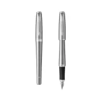 派克 都市系列(PARKER)钢笔 金属银白夹墨水笔