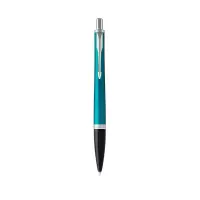 派克  都市系列(PARKER)圆珠笔孔雀蓝白夹