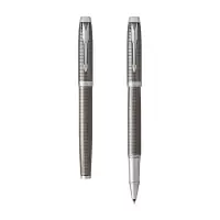 派克 IM系列(PARKER)签字笔 宝珠笔 金属灰格纹