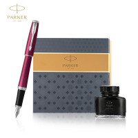 派克 钢笔礼盒(PARKER) 都市粉红白夹墨水笔+墨水礼盒