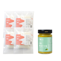昔日印象魔芋米300g*4袋+黄瓜芥末酱250g*1瓶 0脂肪生酮方便免煮米饭低卡低脂魔芋米饭
