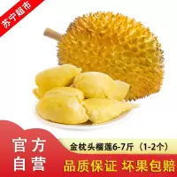 泰国金枕头进口榴莲(1-2个)6-7斤新鲜水果现摘特产