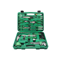 长鹿家用工具套装37件套工具组合套装多功能工具箱套装