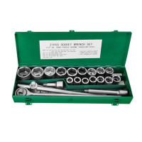 长鹿 26件19mm系列镜面重型十二角套筒组套